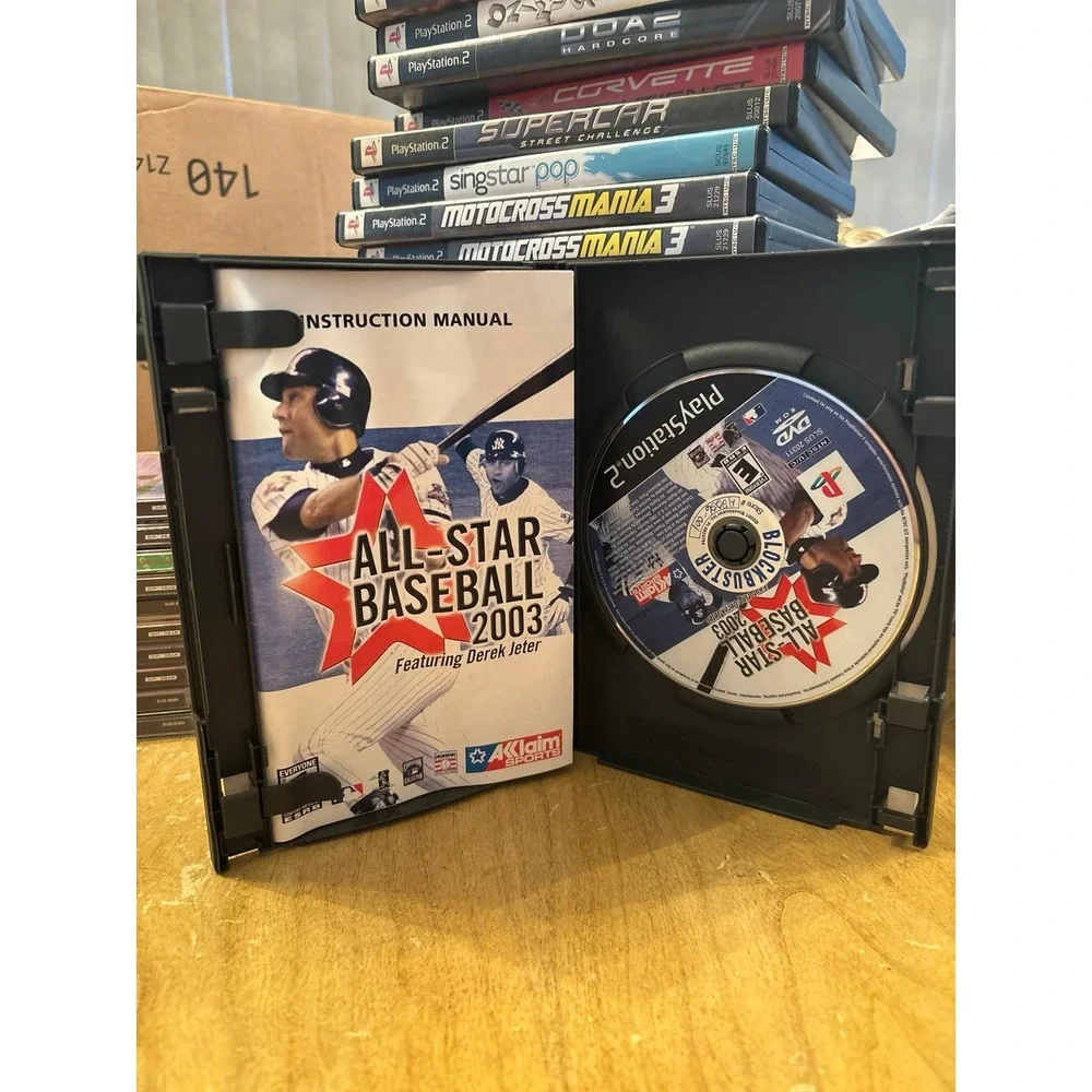 Allstar Baseball 2003 [Playstation 2] Complete With Manual. Tested